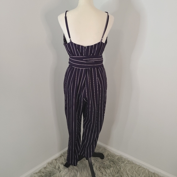 NWT ASOS Wrap Jumpsuit Navy Size 10 - Picture 3 of 14